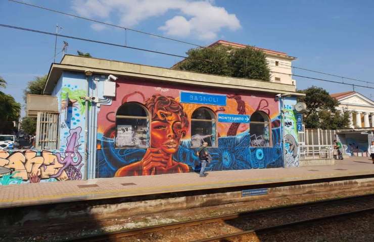 Murales a stazione Bagnoli