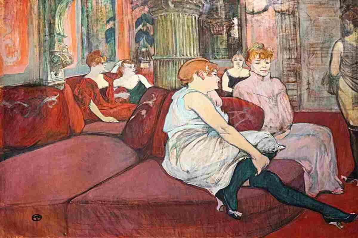 Au Salon de la rue des Moulins, Henri de Toulouse-Lautrec