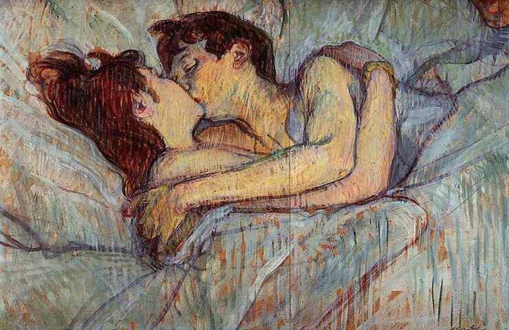 Il bacio a letto, Lautrec