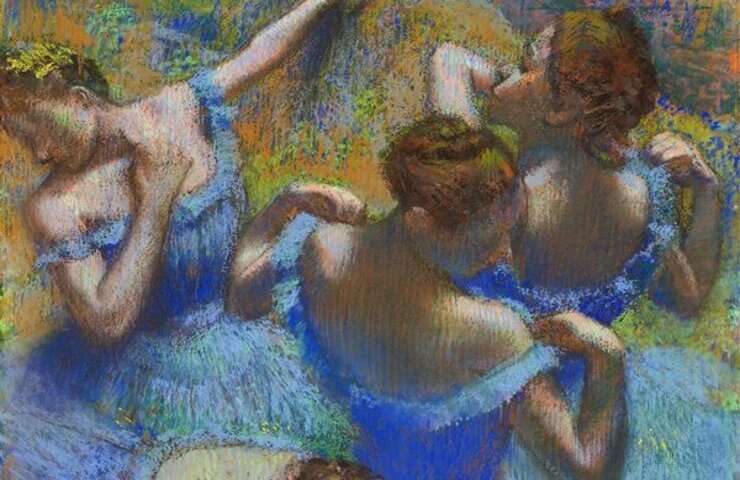 Ballerine dietro alle quinte, Edgar Degas