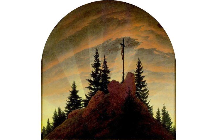 "La croce in montagna" di Caspar David Friedrich  