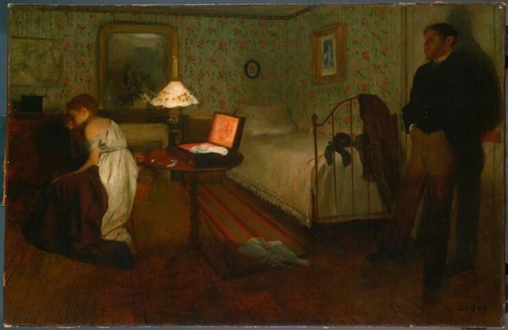 Lo stupro, Edgar Degas