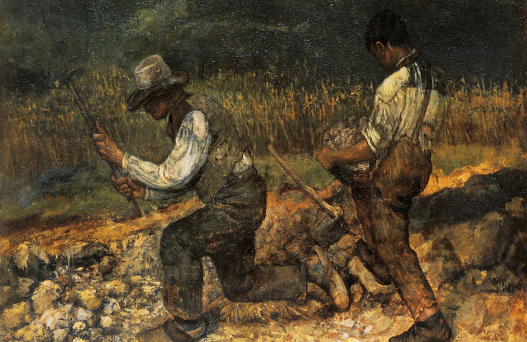 Gli Spaccapietre di Gustave Courbet