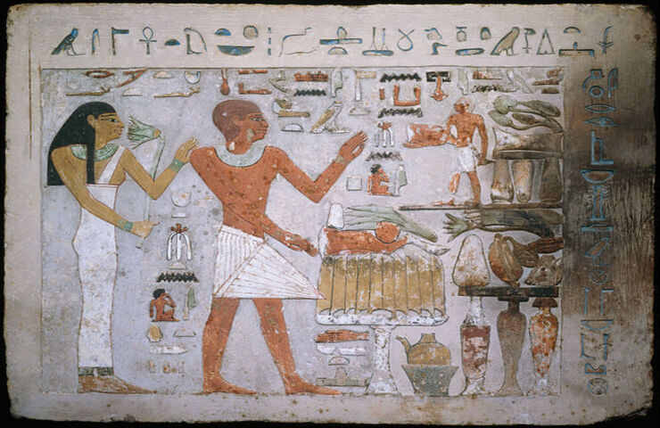 sistema gerarchico arte egizia