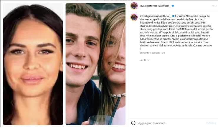 Edoardo Sanson, la sua nuova presunta fiamma è proprio lei
